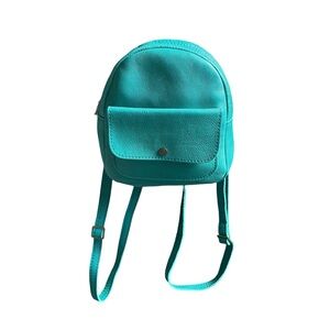 Portland Leather ‘Almost Perfect’ Snap Mini Backpack Seafoam Green Pebbled